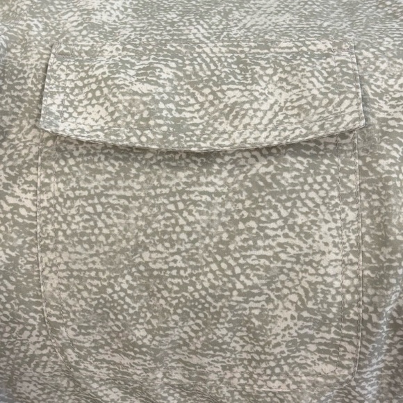 Athleta Zuma Printed Women's Shirt Dress In Viper Gray Size Small - Picture 7 of 9